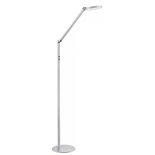 Highlight vloerlamp Ufficio - 1 lichts - 22  x 135   cm - zilver - vtwonen shop