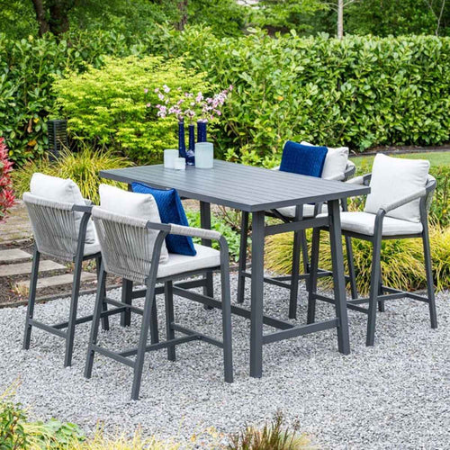 Garden Impressions bar tuinset Tarera donker grijs 5-delig - vtwonen shop