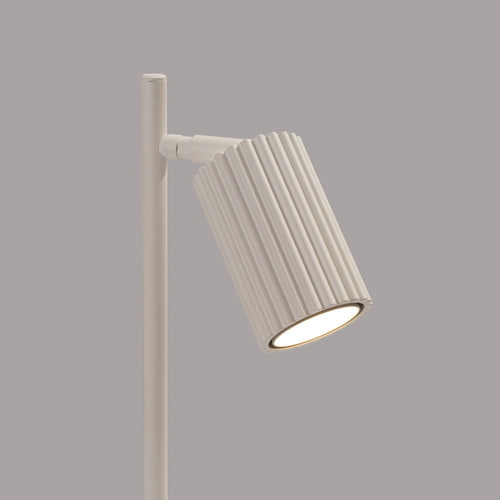 Sollux Lighting Tafellamp KARBON beige - 14,5x19,5x43cm