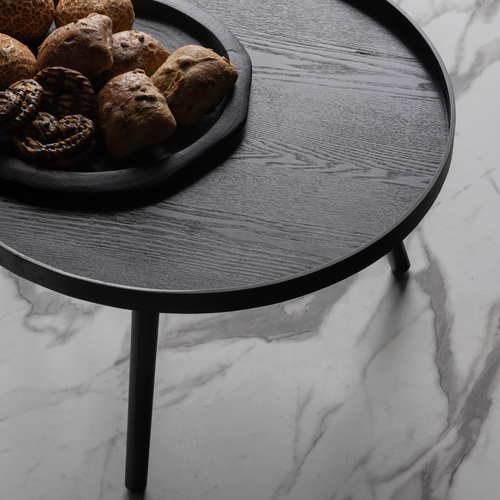 WOOOD bijzettafel L Mesa - Hout - Zwart - 34x60x60 - vtwonen shop