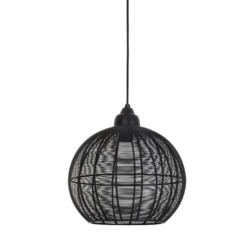 Light & Living hanglamp Milla - zwart - Ø32cm - vtwonen shop