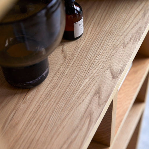 Tikamoon Hoge eiken boekenkast - Naturel - vtwonen shop