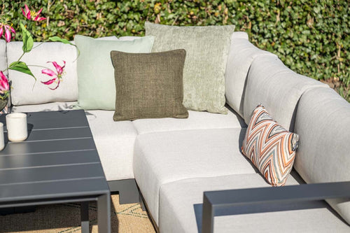 Levanto hoek loungeset - 6 persoons - hoge tafel - aluminium