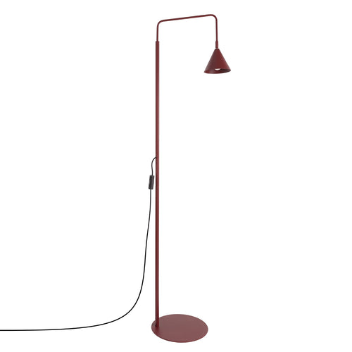 Sollux Lighting Vloerlamp NOX bordeaux - 30x30x165cm