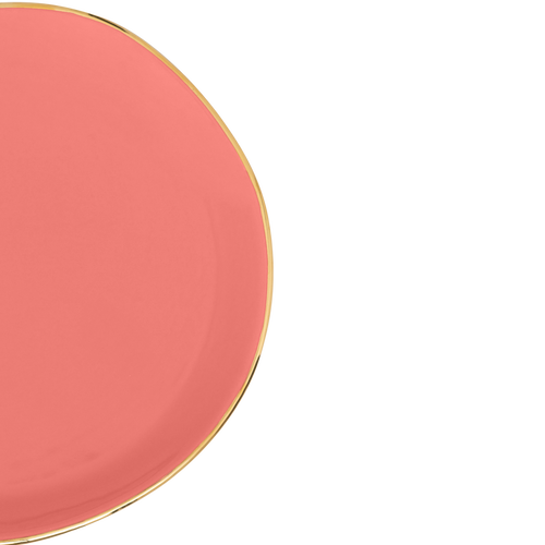 Urban Nature Culture Good Morning bord - Burnt Coral - Ø17cm - Ø 17x1cm
