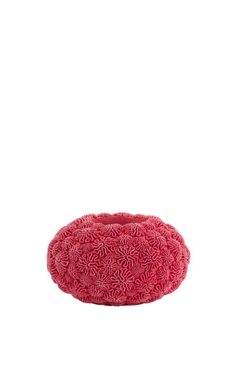 Light & Living vaas CORAL - Ø37x21cm - rood - vtwonen shop
