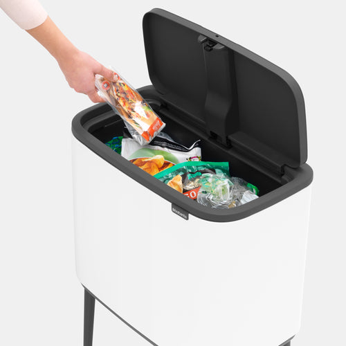 Brabantia Prullenbak Bo Touch Bin - 36L - White - vtwonen shop