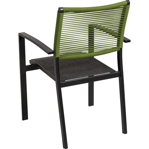Lesli Living bistrostoel Vitolini - groen - 57x62x87cm