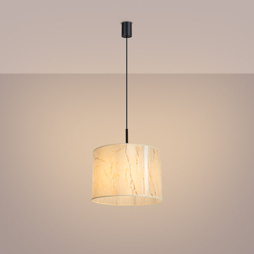 Sollux Lighting Hanglamp NEVIA marmer - 40x40x137cm
