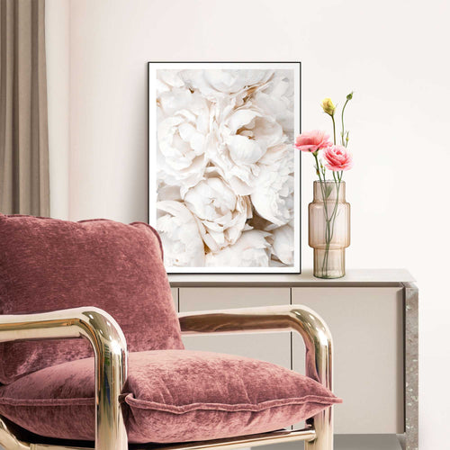 Reinders schilderij Witte rozen - 70x50cm