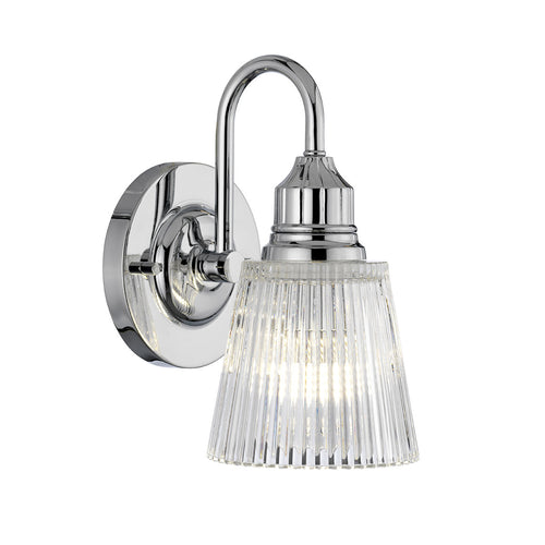 Addison 1 Lichte Wandlamp Gepolijst Chroom IP44
