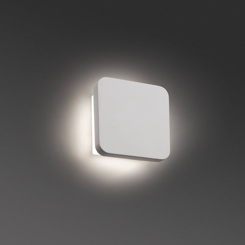 Faro Elsa - Geïntegreerde LED Indoor Wandlamp Wit Gips