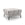 Cosmopolitan Design Poef Bali flueel, beige - 60x60x41cm