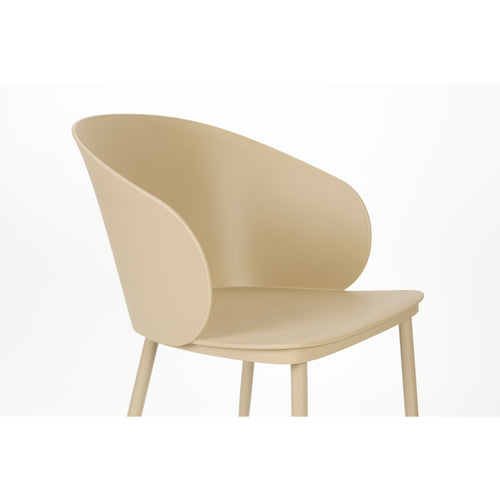 Housecraft Living Gigi Eetkamerstoelen Beige - Set van 2 - vtwonen shop