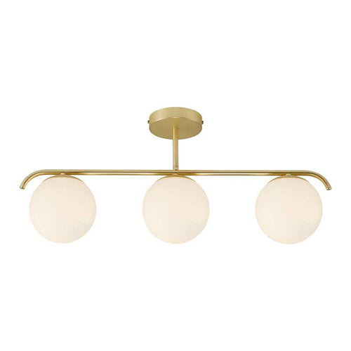Nordlux Grant Plafondlamp - 3-lichts E14 - Messing