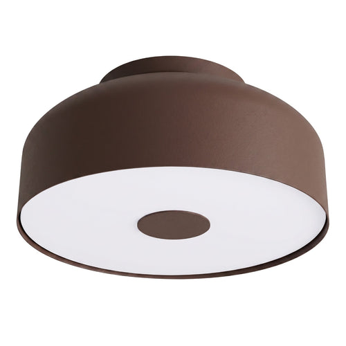 Sollux Lighting Plafondlamp OMIQ bruin - 30x30x15cm