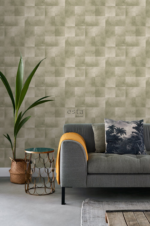 ESTAhome behang dierenhuid warm beige - 53 cm x 10.05 m - 139181