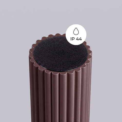 Sollux Lighting Plafondlamp HALO bruin IP44 - 12x12x21cm