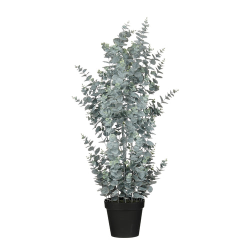 Mica Decorations Eucalyptus Kunstplant in Pot 140 cm - Kunstplant met Groene Bladeren - Decoratieve Kamerplant - Onderhoudsvriendelijke Plant -
