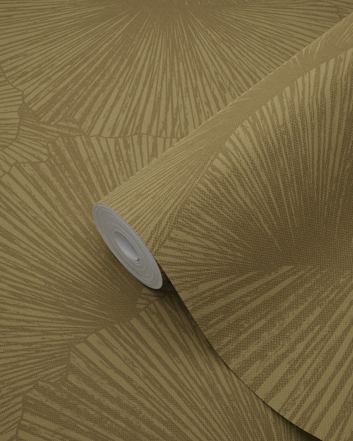 Origin Wallcoverings behang 3D-motief bladeren goud - 50 x 900 cm - 348010 - vtwonen shop