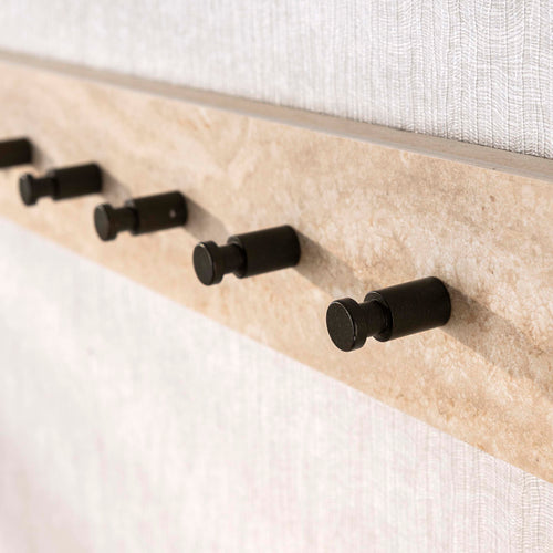 Giga Living Kapstok Travino - Travertin Keramiek - 60x10x10cm