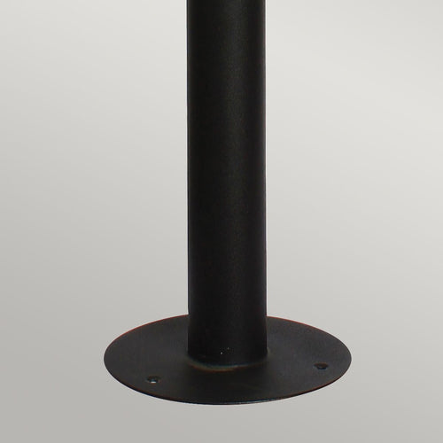Pollerlaterne mit PIR Schwarz IP44