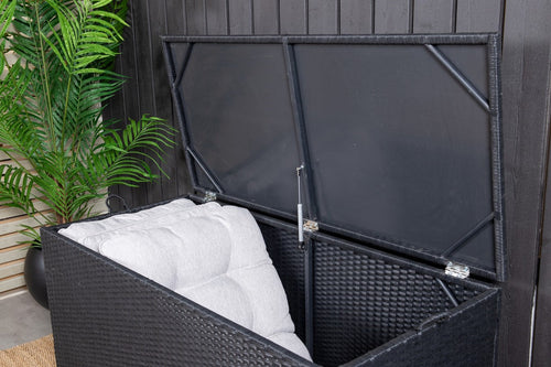 Rebellenclub Opbergbox kussen Haven - 130 x 60 cm - Zwart - vtwonen shop