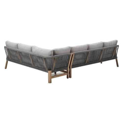 Garden Impressions lounge dining set Alora grey sand - 2-delig rechts