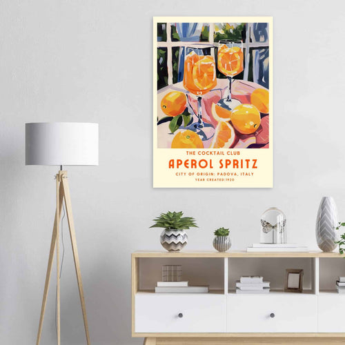 Artfulprints  Aperol Spritz - The cocktail club II   poster A4 21x29.7 cm - vtwonen shop