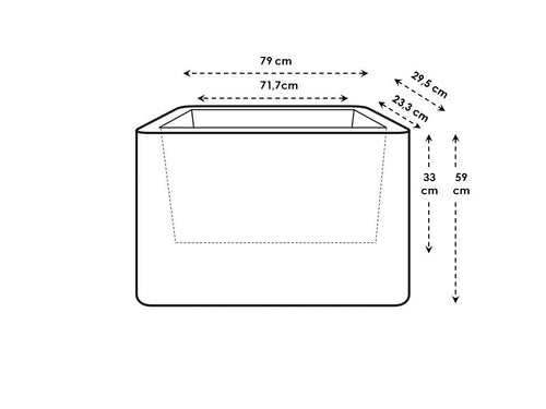 Elho June Brick Divider Beige - vtwonen shop