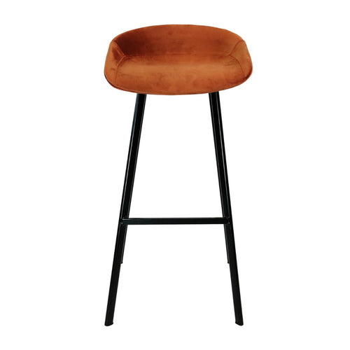 Kick barkruk Finn - 70cm - Oranje - vtwonen shop