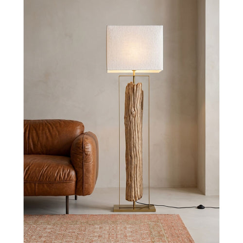Kare Design Vloerlamp Nature Stem 165cm goud