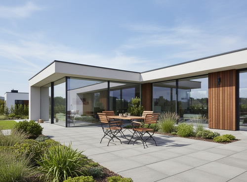 MaximaVida inklapbare tuintafel Toscana 120 x 70 cm zwart - 100% FSC excellent acacia