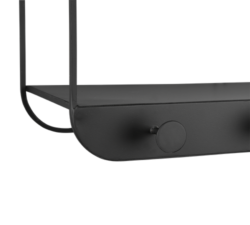 Mirrors and more kapstok Linda -  4  x 26   cm - zwart