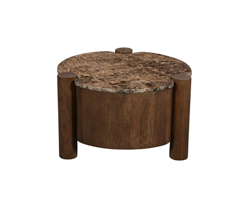 DÉJA Living Salontafel Mabel - Rond - Marmer - 60cm