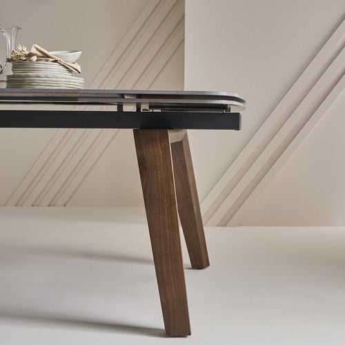 Signature - VECCHIO Eettafel - Grijs - 90x180x76 cm