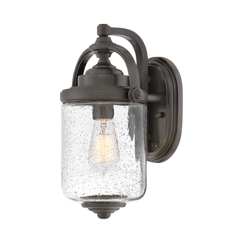 Elstead Hinkley Willoughby Outdoor Wandlantaarn Olie Gewreven Brons, IP44