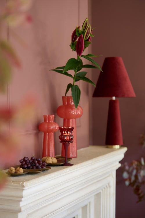 Light & Living tafellamp DEVIA - Ø30x62.5cm - rood - vtwonen shop