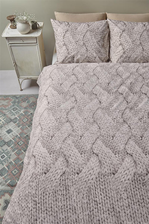 Ariadne at Home dekbedovertrek Wool - 140x200/220 cm - gebroken wit