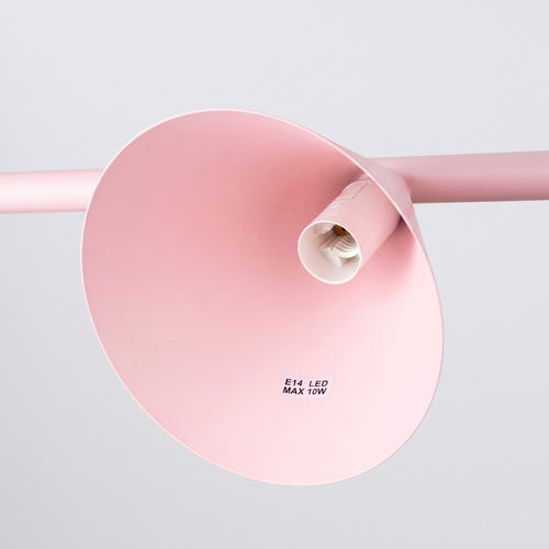 Sollux Lighting Kroonluchter NOX 4L roze - 122x14x215cm