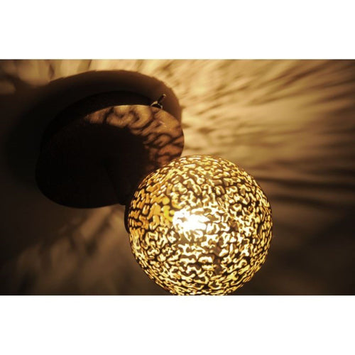 Paul Neuhaus wandlamp Greta - 1 lichts - 13  x 18   cm - bruin - vtwonen shop