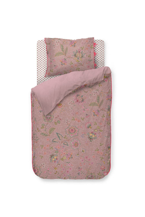 Pip Studio Dekbedovertrek Mumbai Morning - 60 x 70 cm - Roze