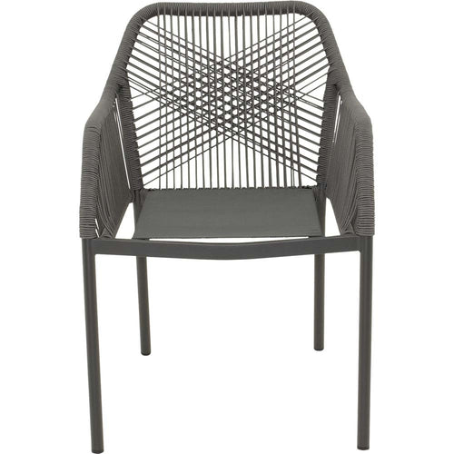 Lesli Living bistrostoel Akita - grijs - 56x62x81cm
