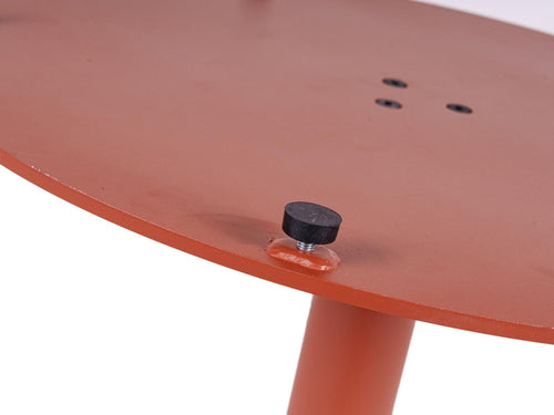 MaximaVida ronde eettafel Java roestbruin 120 cm - zware 60 kg uitvoering - vtwonen shop