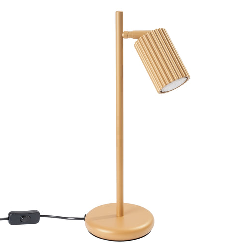 Sollux Lighting Tafellamp KARBON goud - 14,5x19,5x43cm