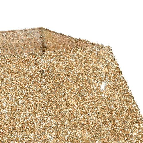 Mica Decorations Kerstboomrok Opvouwbaar - L50 x B50 x H30 cm - Kerstboommand - Goud
