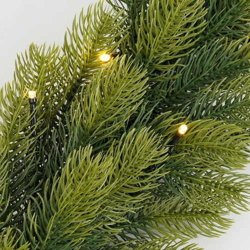 Black Box Trees Nagoya Guirlande met LED-Verlichting - Kerstversiering voor Binnen met 40 Warmwitte Lampjes - Kerstslingers van Kunststof - L270 x Ø20