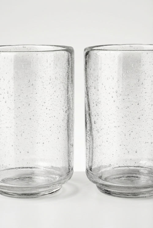 vtwonen - Kandelaren - Glas - 10x15cm - Transparant - Set van 2