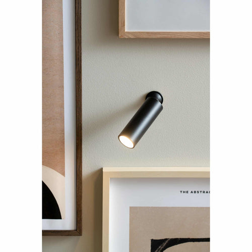 Leitmotiv wandlamp Paris - zwart - Ø4cm