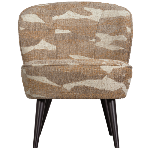 WOOOD fauteuil Sara - Geweven - Camouflage Dessin - Groen - 71x59x70 - vtwonen shop